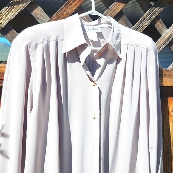 ⭐️Vintage Como Beige Button Down - Picture 5 of 9